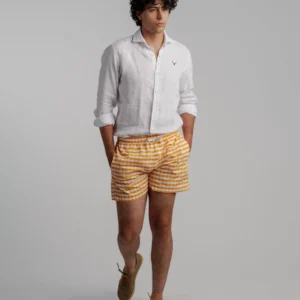 Bañador Estampado Amarillo