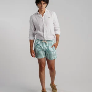 Bañador Estampado Turquesa