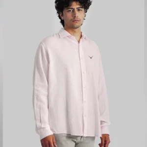 Camisa Lino Rosa