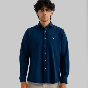 Camisa Punto Pique Marino