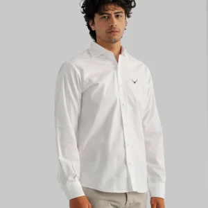 Camisa Punto Pique Blanco