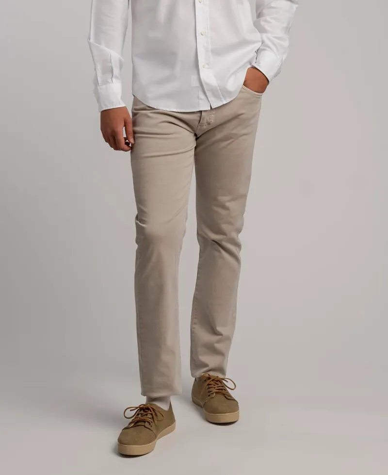 pantalon chino beige