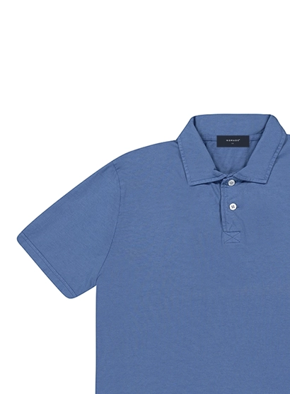 Polo Punto Camiseta Azul - Imagen 3