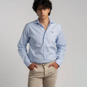 Camisa Oxford Azul