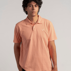 polo punto camiseta naranja